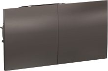 Розетка с заземлением Systeme Electric AtlasDesign 1-м. 2 мод. сдвижная крышка мокко картинка